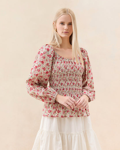 Haut froncé Julietta