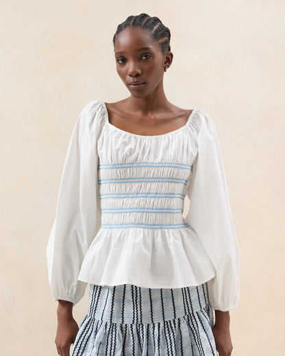 Haut froncé Julietta