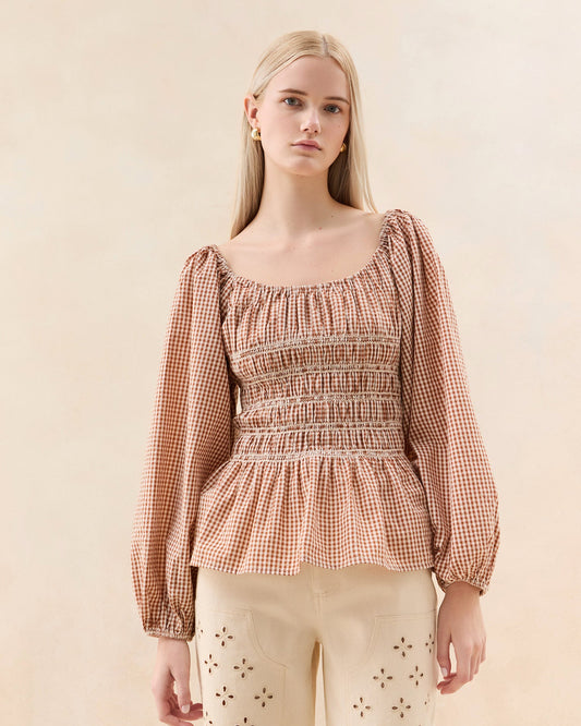Haut froncé Julietta