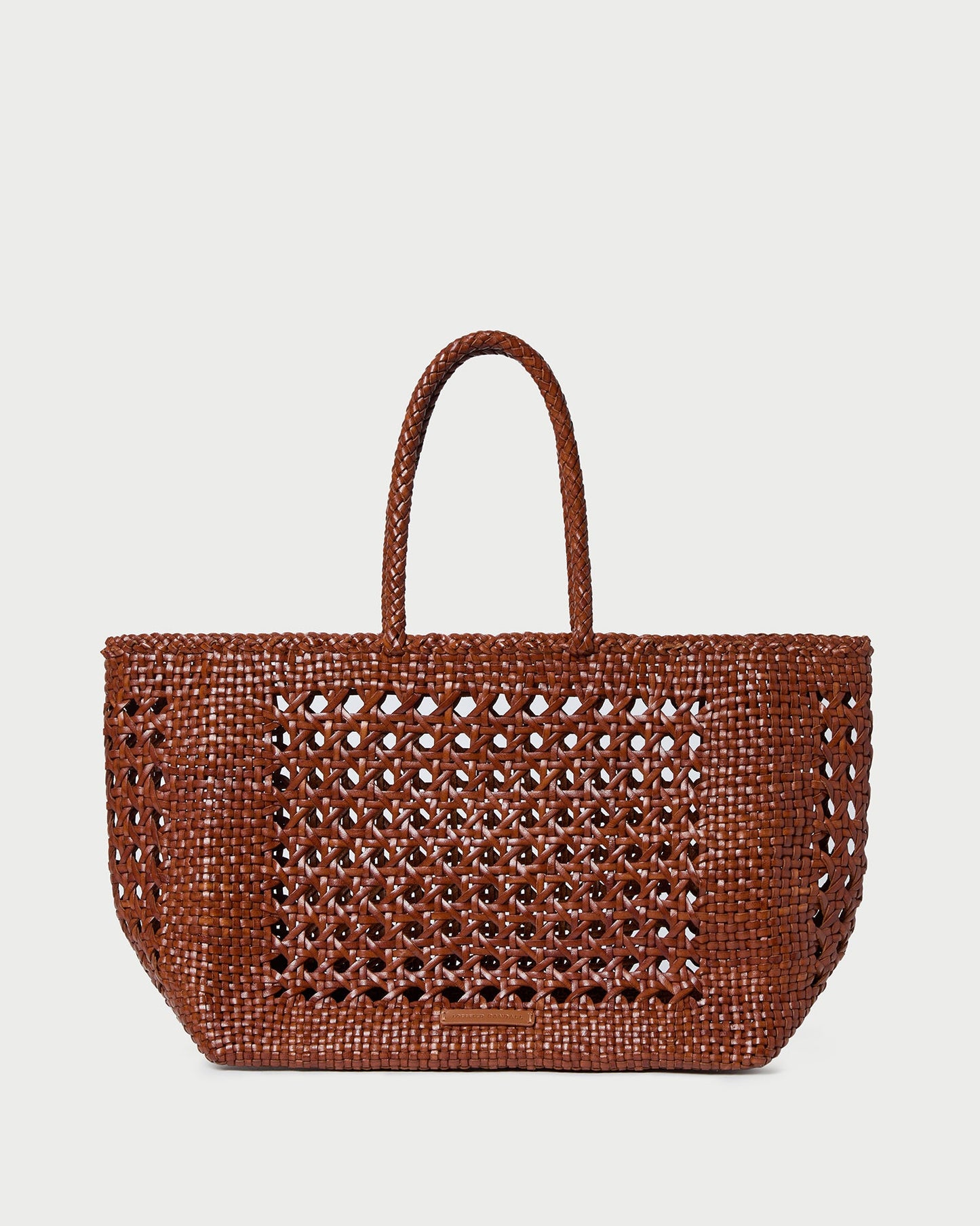 Sac fourre-tout à tissage ouvert Klara Saddle