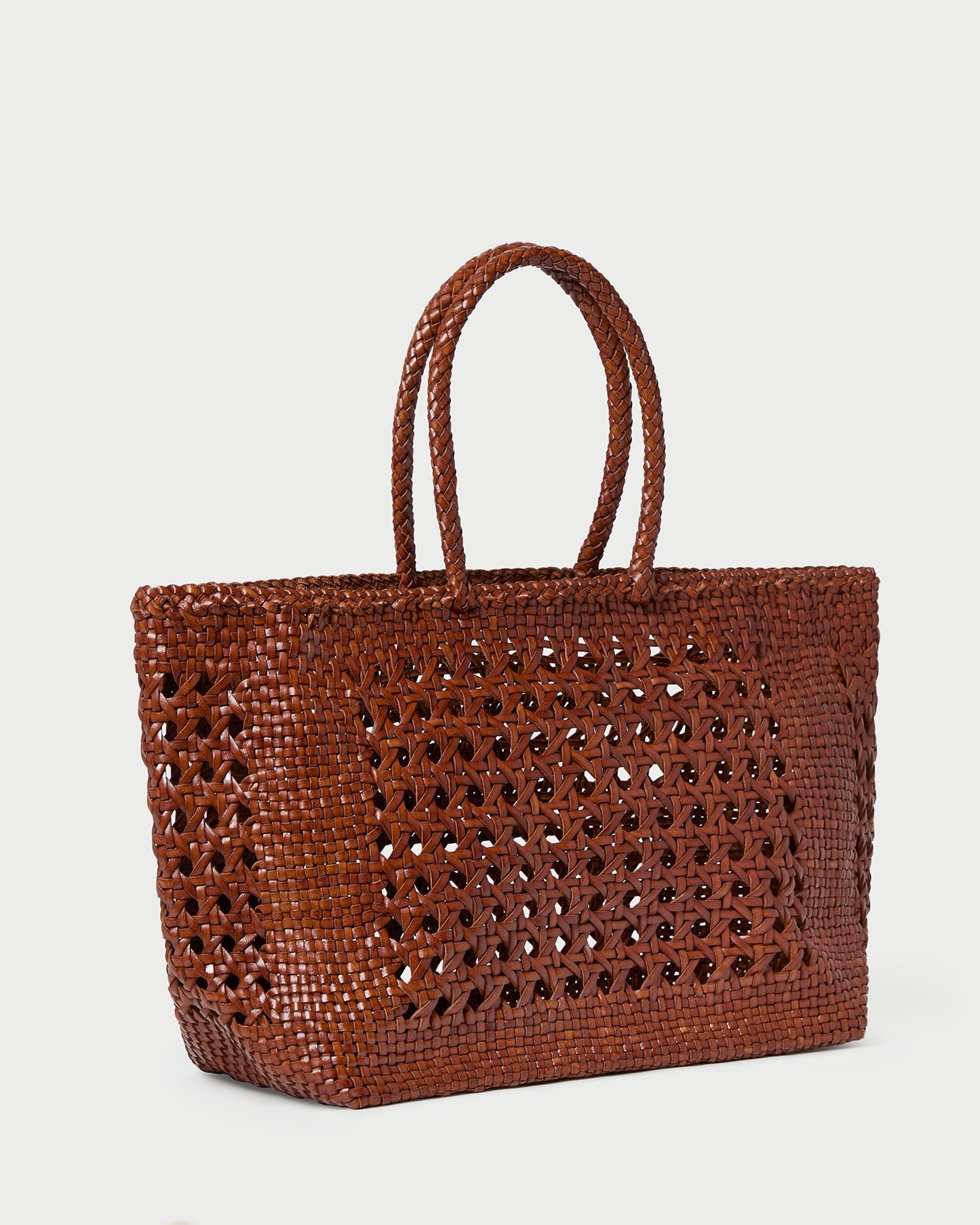 Sac fourre-tout à tissage ouvert Klara Saddle