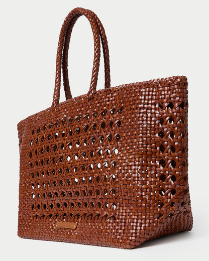 Sac fourre-tout à tissage ouvert Klara Saddle