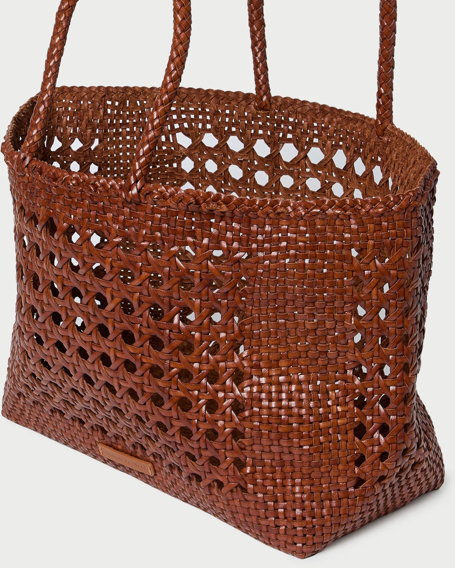 Sac fourre-tout à tissage ouvert Klara Saddle