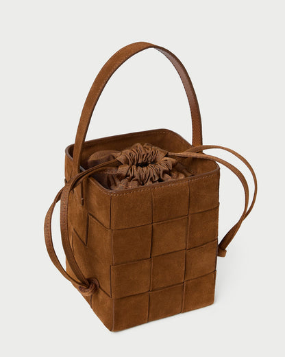 Sac seau tissé Laith Cacao