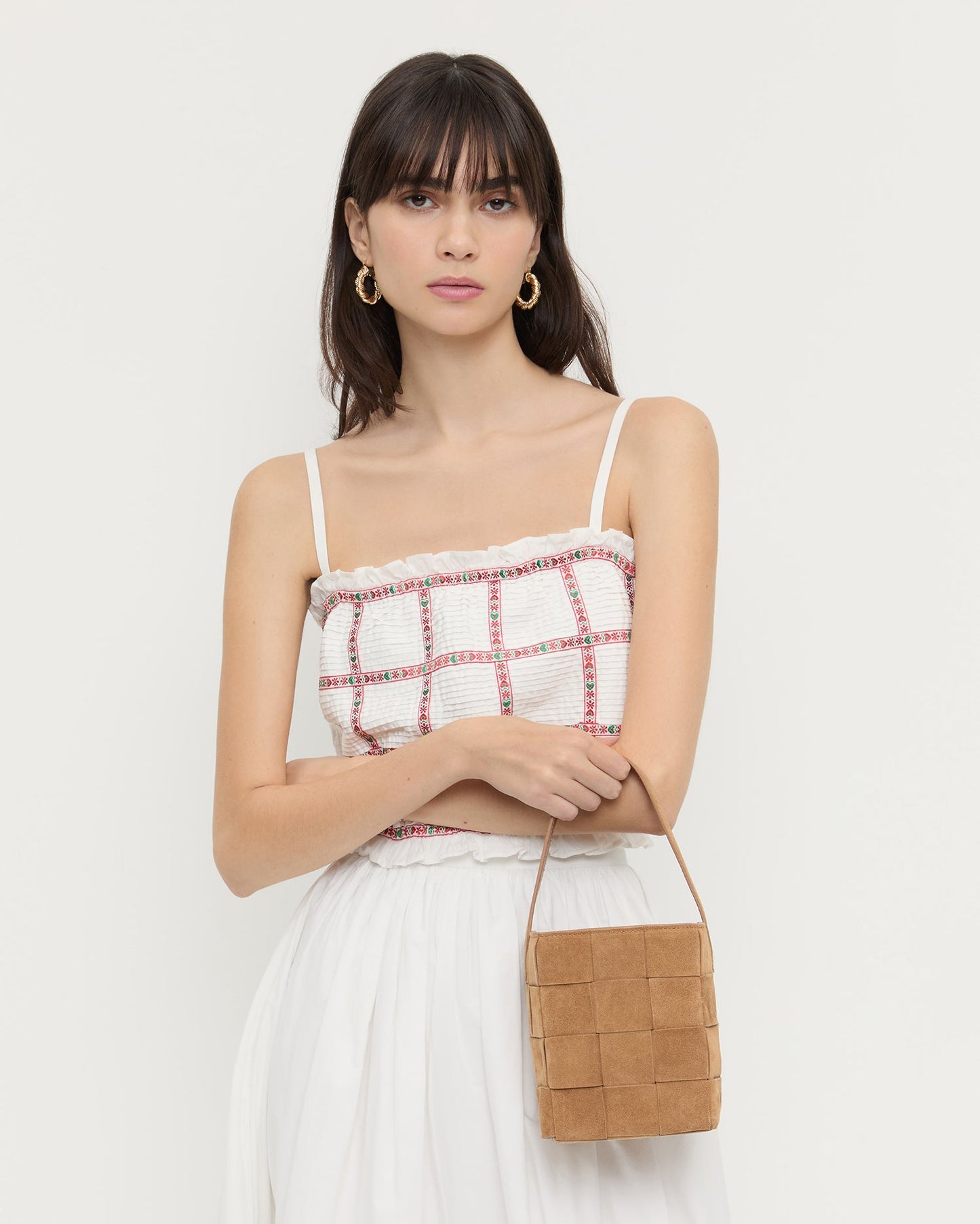 Sac seau tissé Laith Toffee