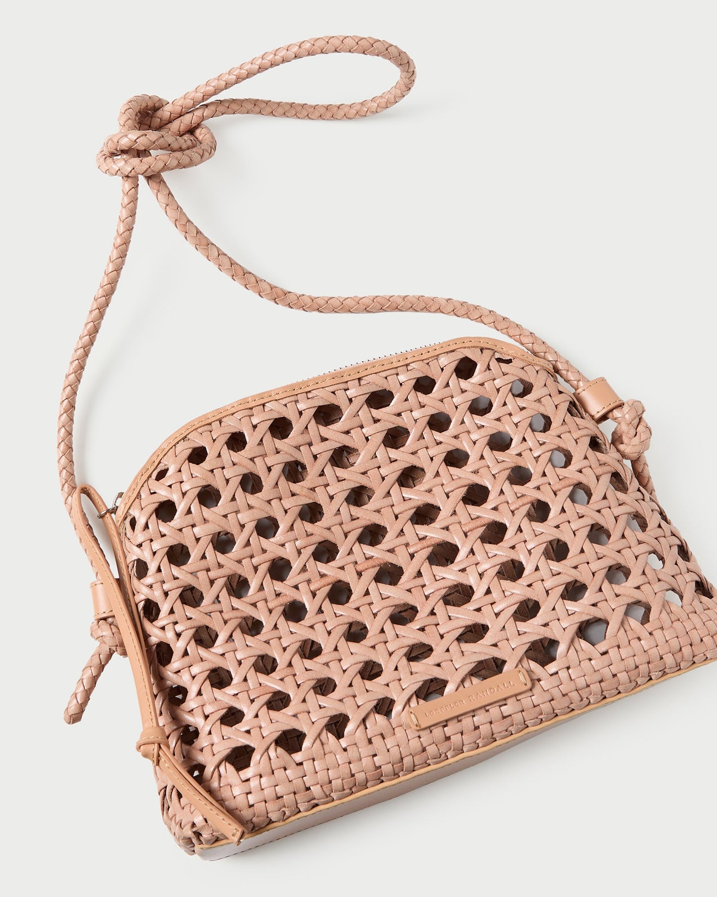 Sac bandoulière tissé Mallory Desert Sand
