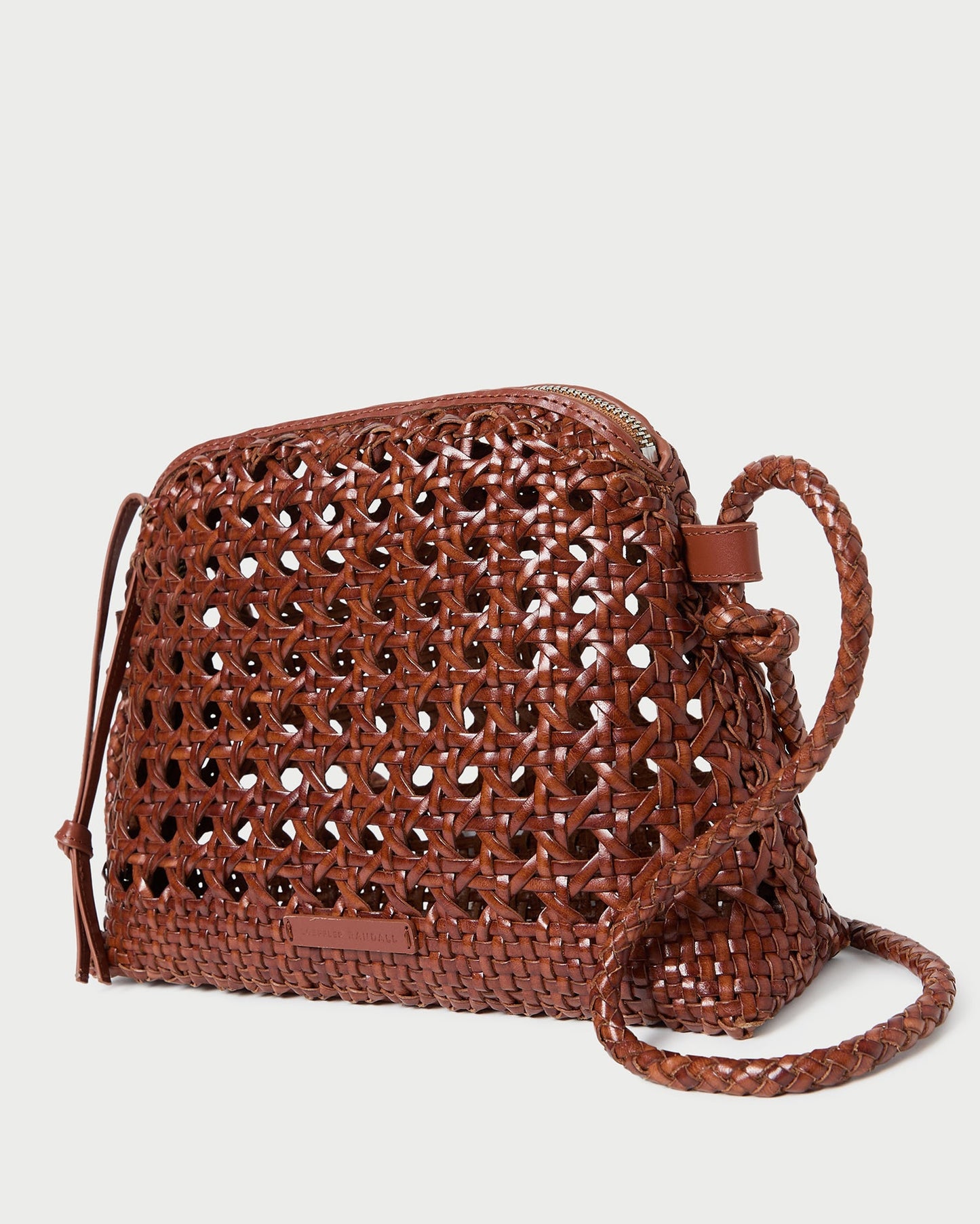 Sac bandoulière Mallory Saddle à tissage ouvert