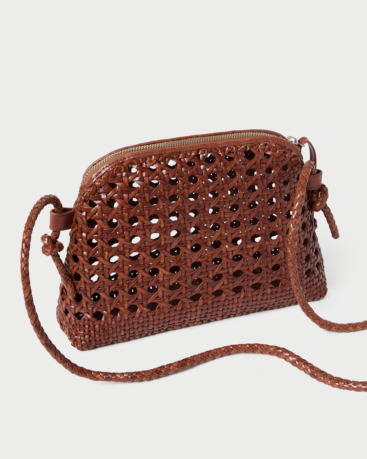 Sac bandoulière Mallory Saddle à tissage ouvert