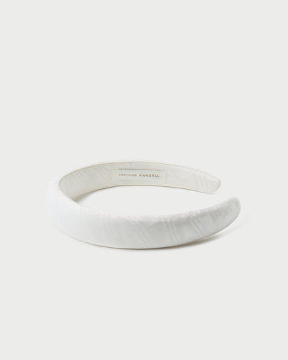 Bandeau bouffant crème Marina