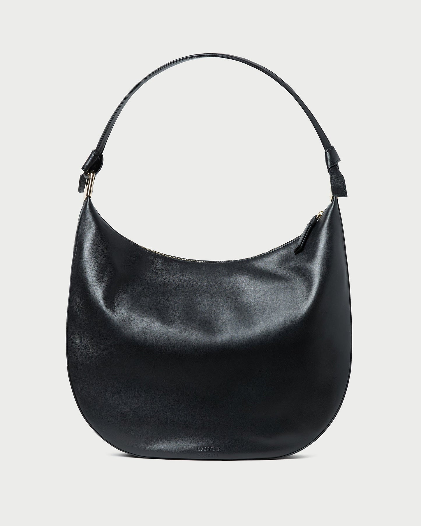 Sac à bandoulière en cuir noir Morgan
