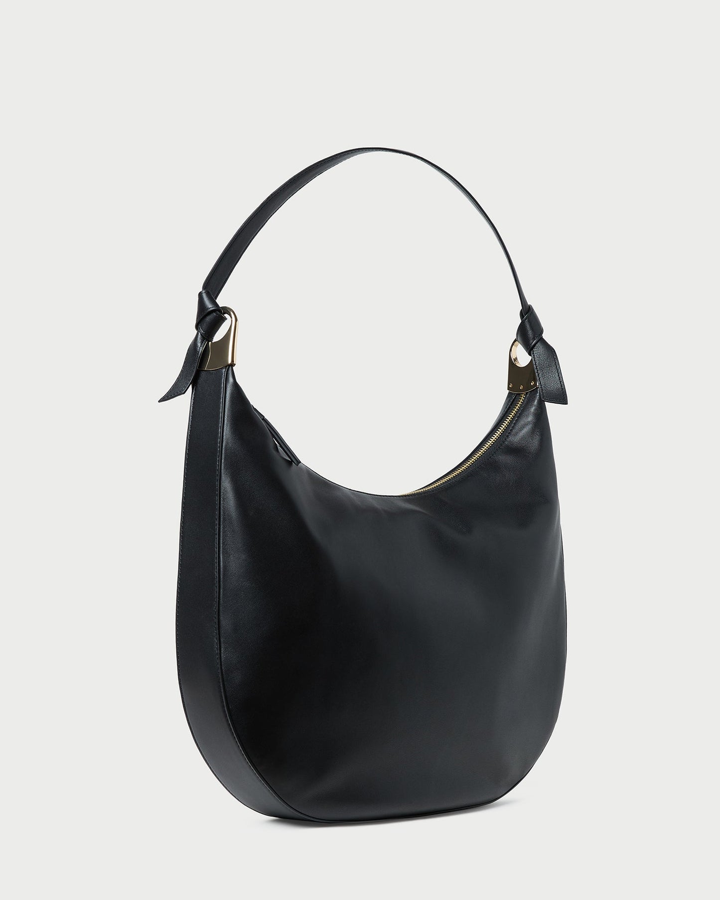 Sac à bandoulière en cuir noir Morgan