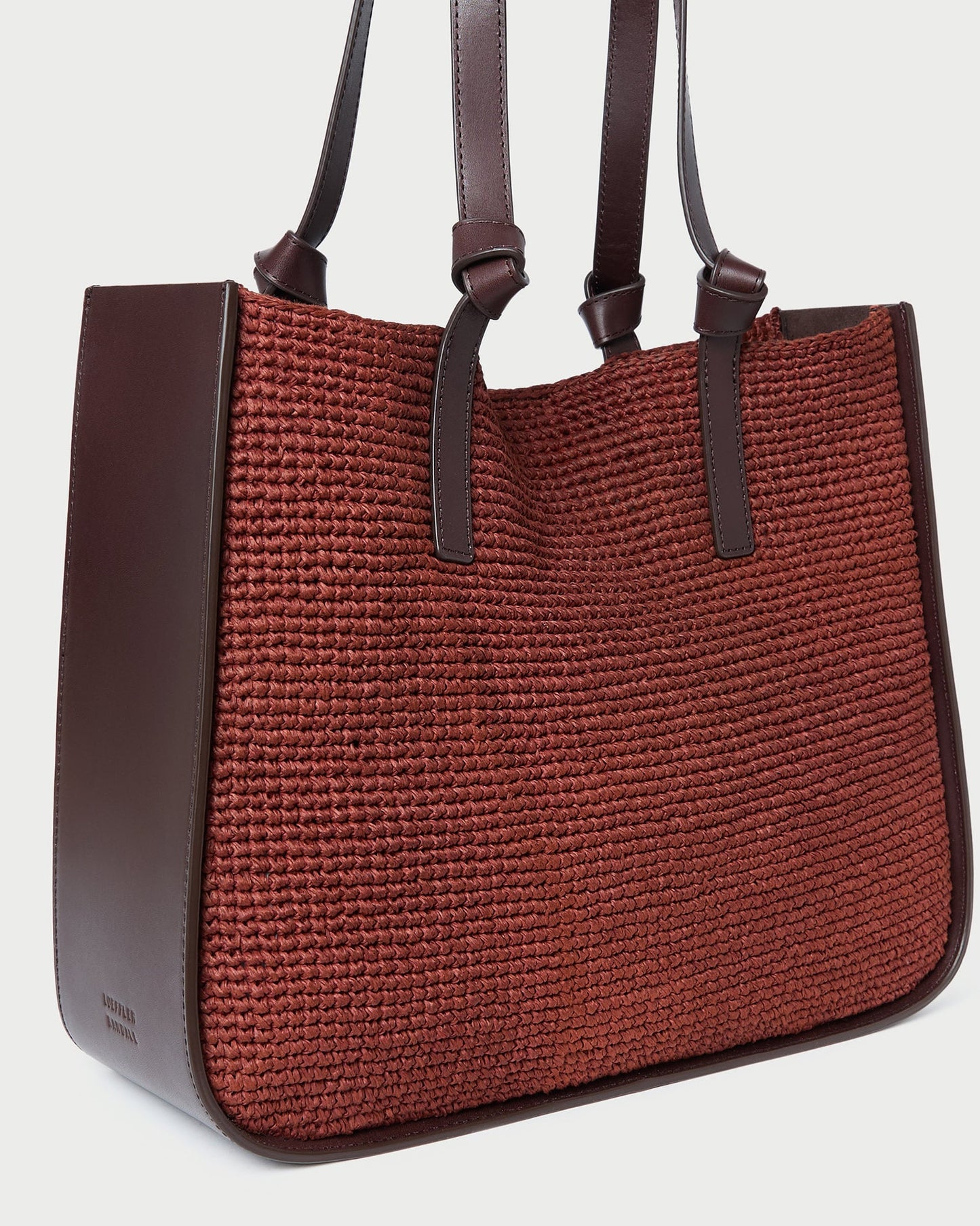 Sac fourre-tout au crochet Myra châtaigne/expresso