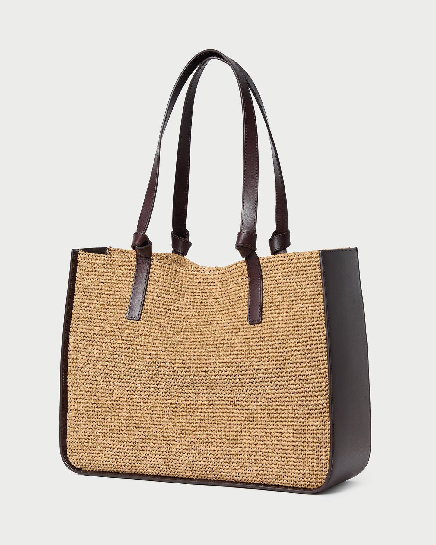 Sac fourre-tout au crochet Myra Brown/Espresso