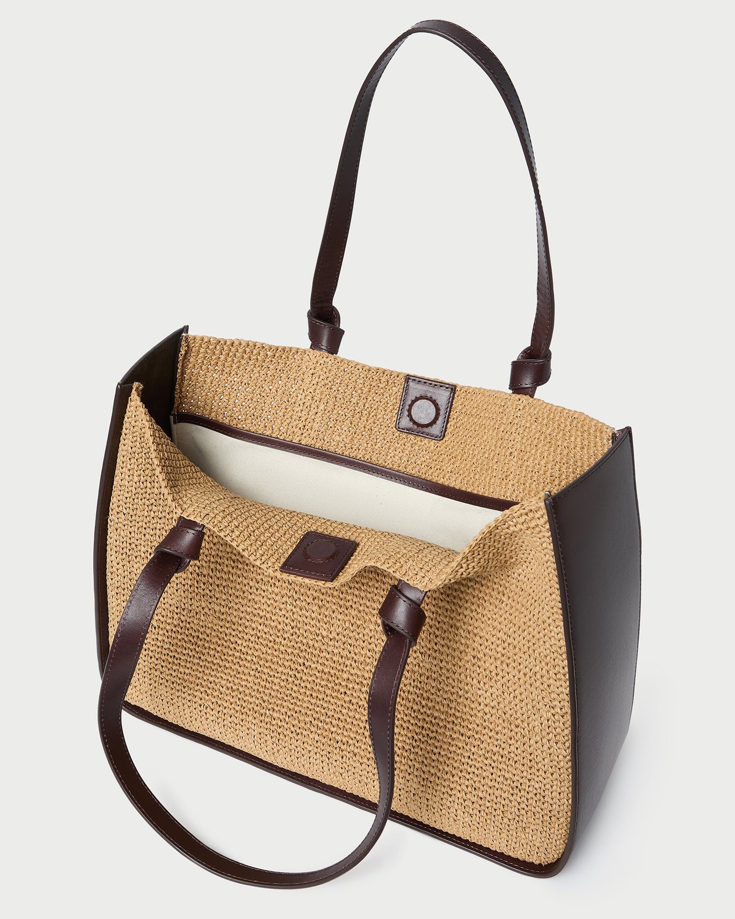 Sac fourre-tout au crochet Myra Brown/Espresso