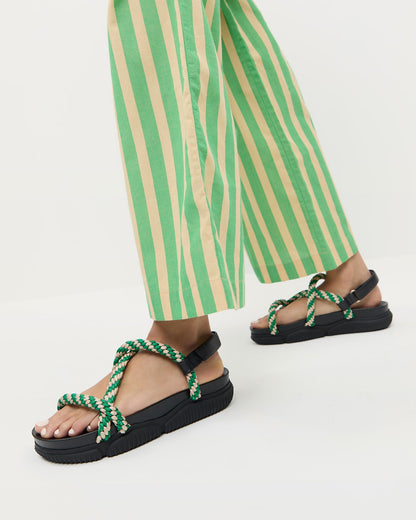Sandale de sport Ozzy verte/crème