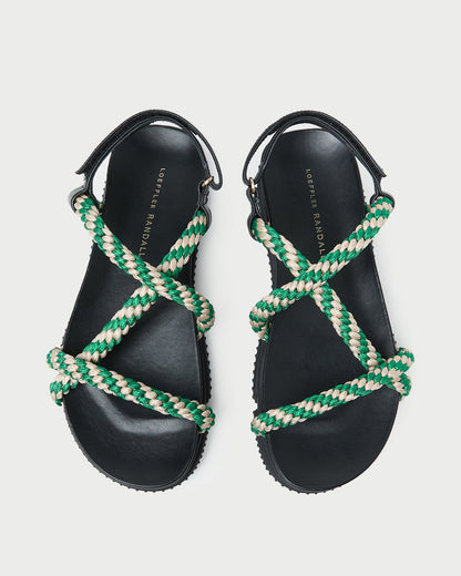 Sandale de sport Ozzy verte/crème
