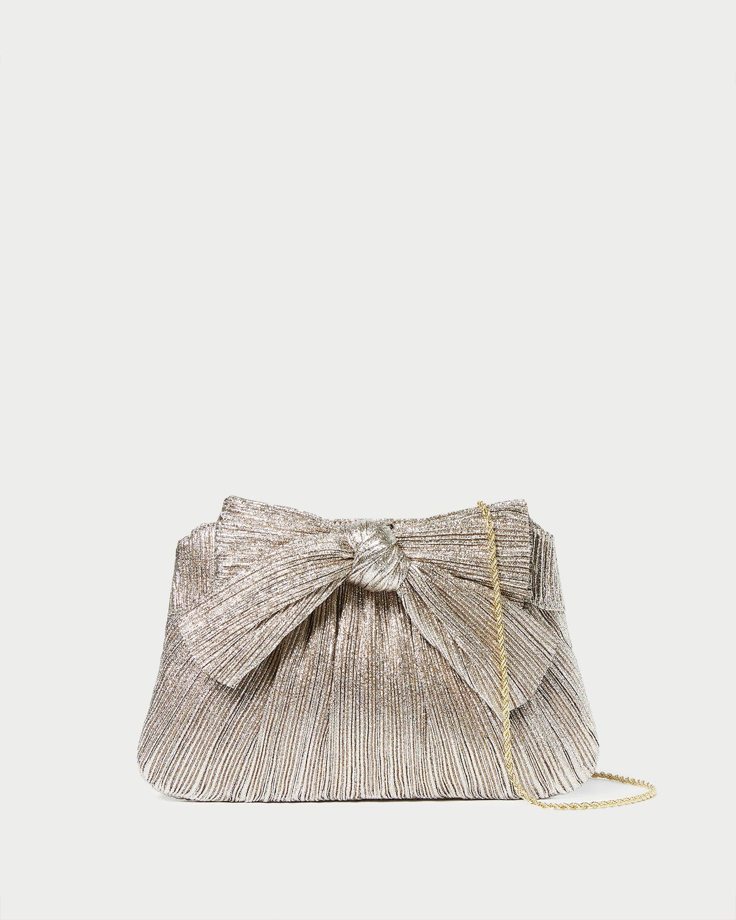 Pochette plissée à nœud Rayne