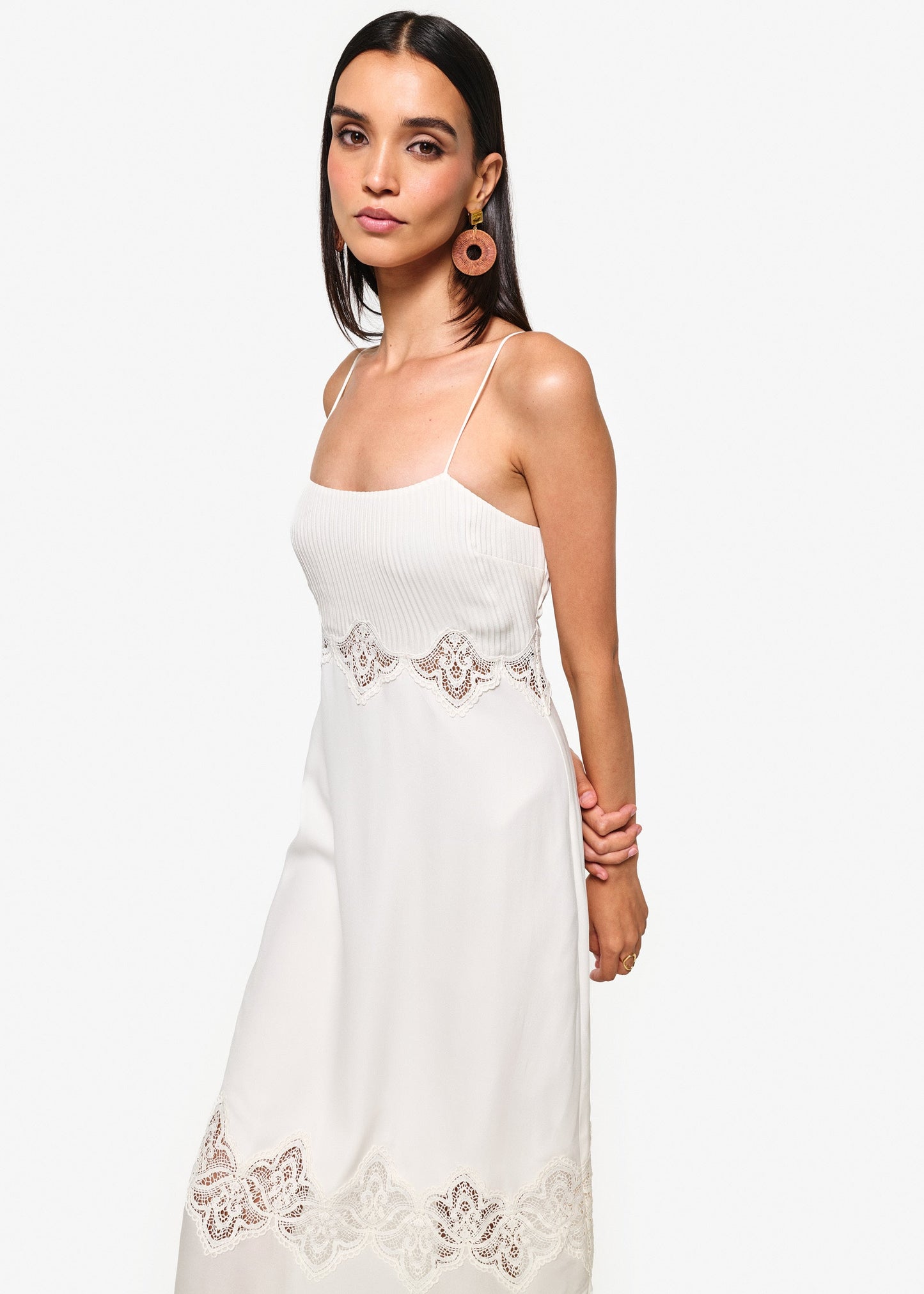 Robe midi Isadora Macadamia