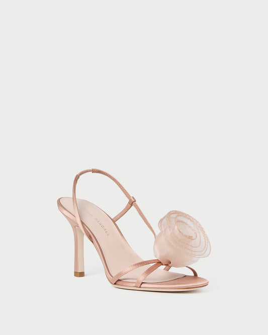Sandale Steph Organza Rose