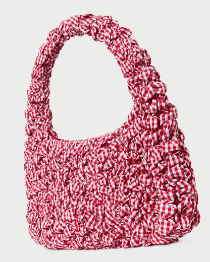 Mini sac hobo rouge Syd