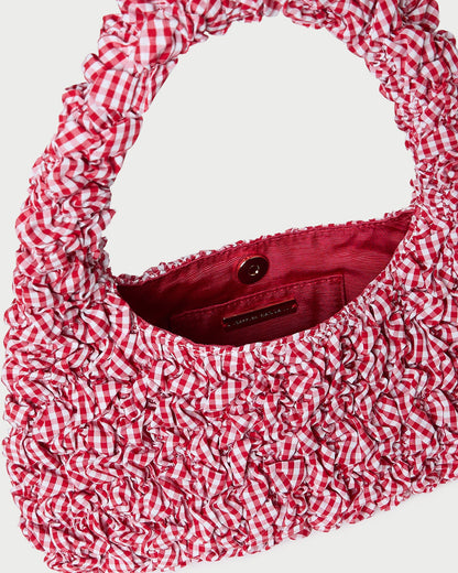 Mini sac hobo rouge Syd