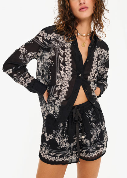 Bandana Rafella Top Black Seaside