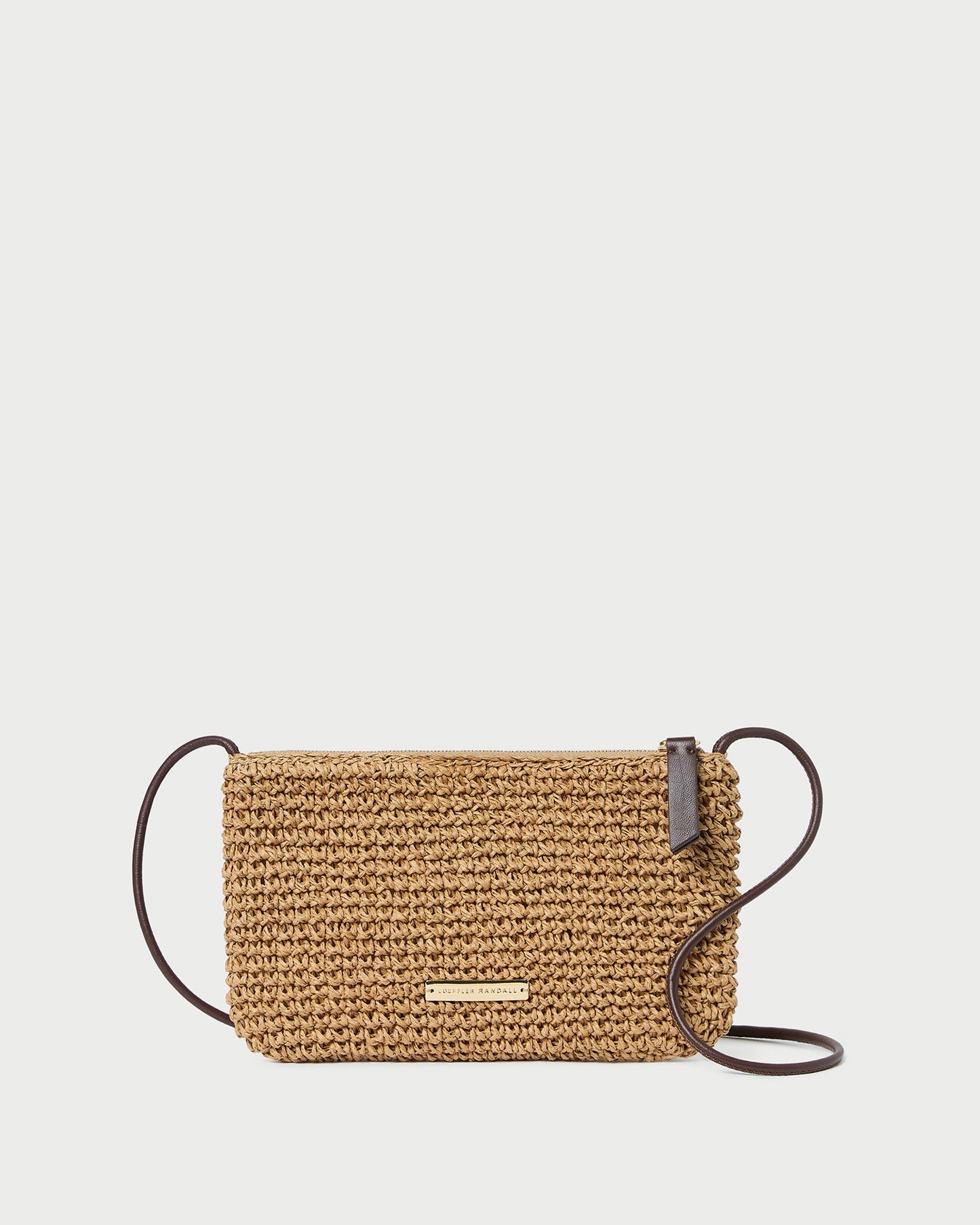 Sac bandoulière en crochet Yasmine Brown/Espresso