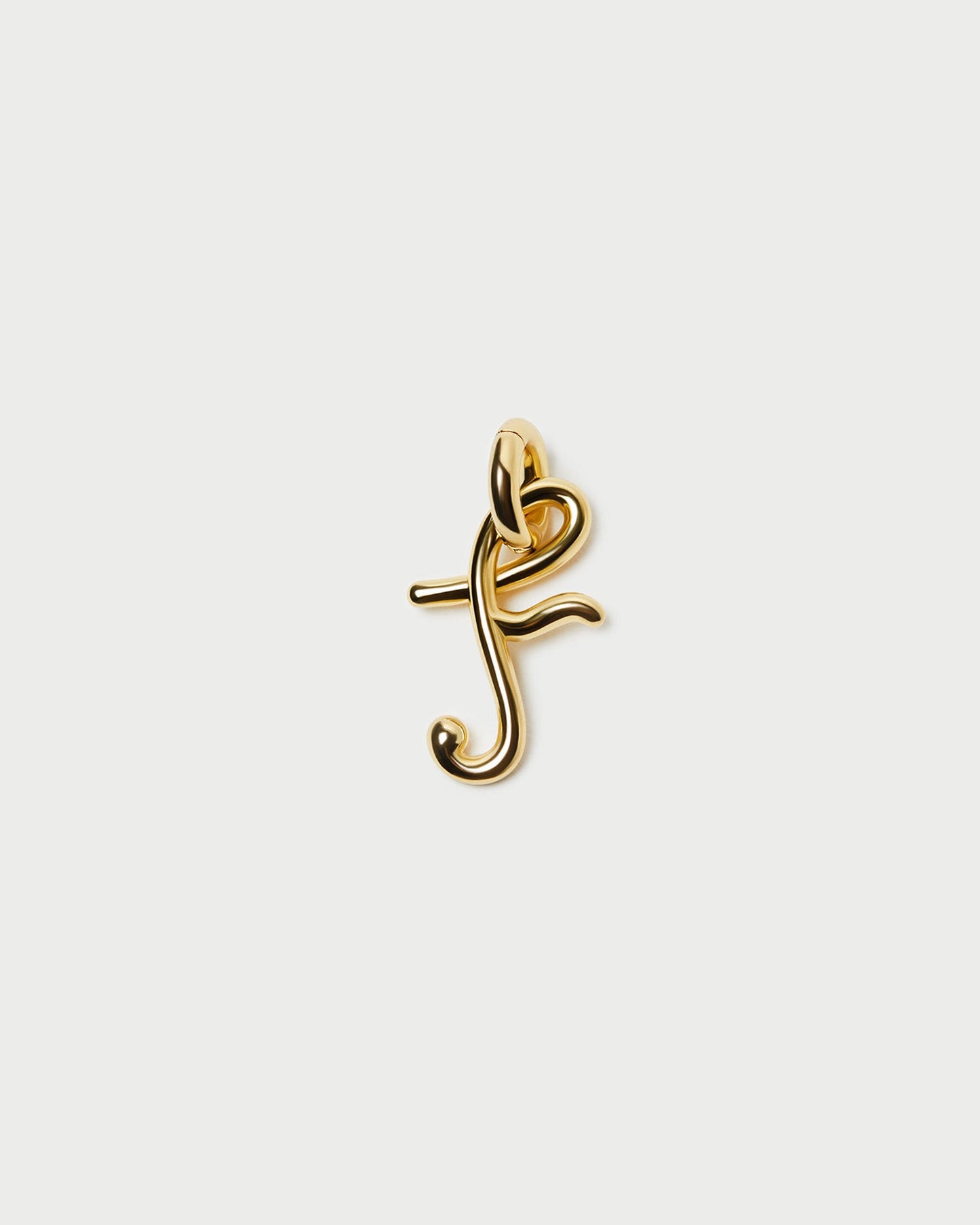 Petite breloque lettre en or