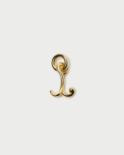 Petite breloque lettre en or