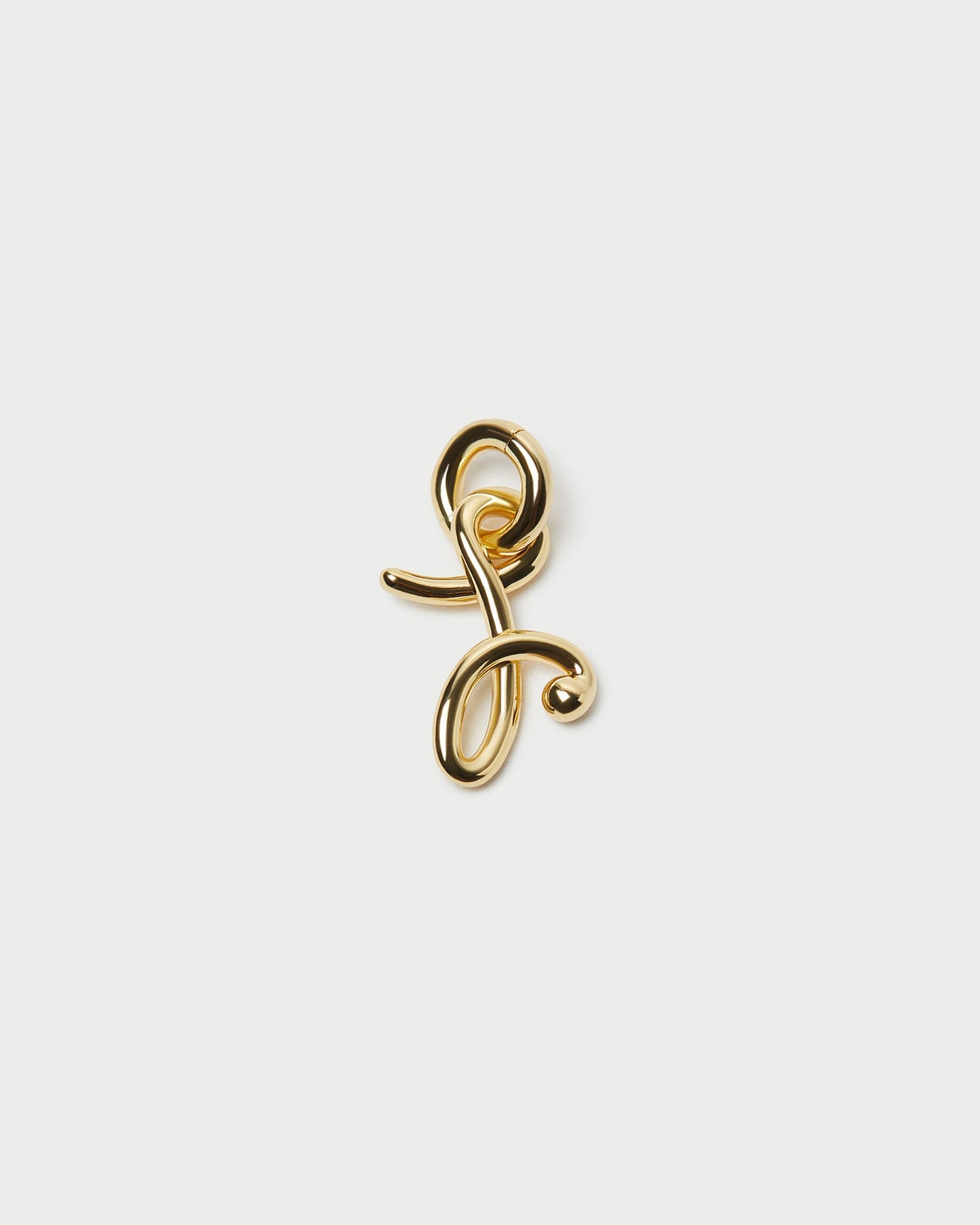 Petite breloque lettre en or