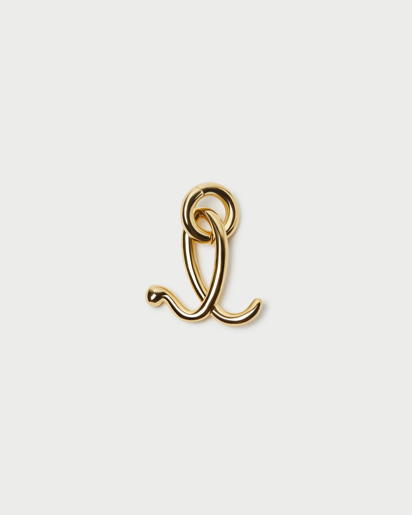 Petite breloque lettre en or
