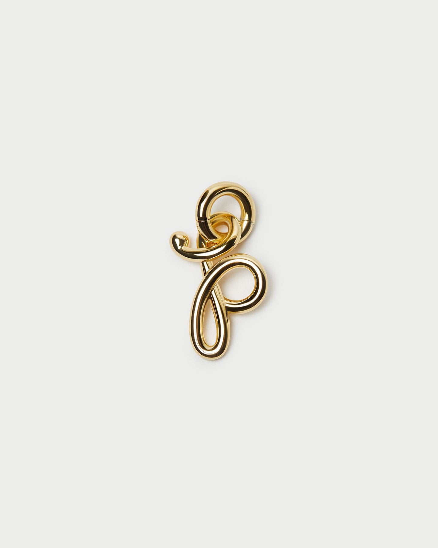 Petite breloque lettre en or