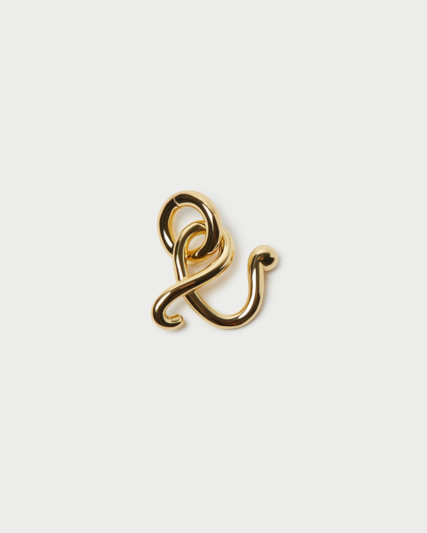 Petite breloque lettre en or